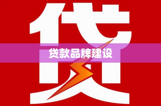 聂荣贷款品牌建设