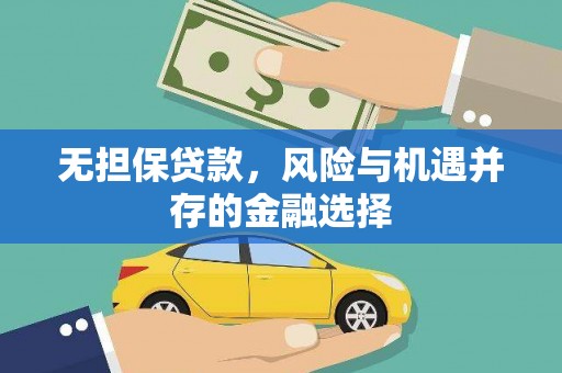 聂荣无担保贷款，风险与机遇并存的金融选择