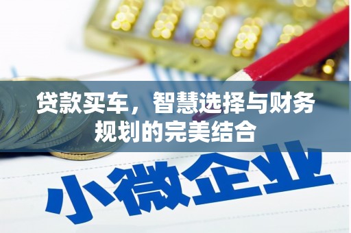 聂荣贷款买车，智慧选择与财务规划的完美结合