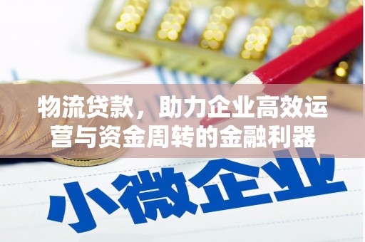 聂荣物流贷款，助力企业高效运营与资金周转的金融利器