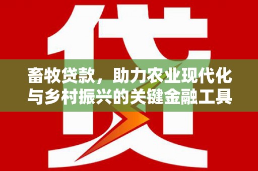 聂荣畜牧贷款，助力农业现代化与乡村振兴的关键金融工具