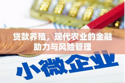 聂荣贷款养殖，现代农业的金融助力与风险管理