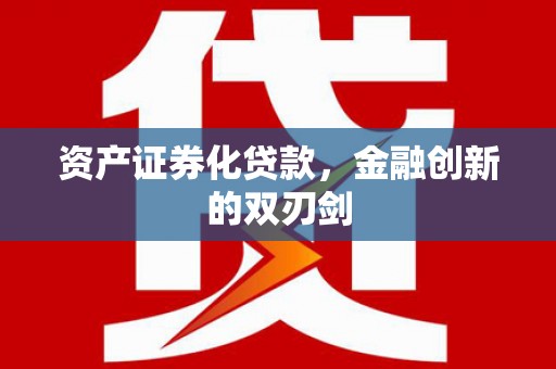 聂荣资产证券化贷款，金融创新的双刃剑