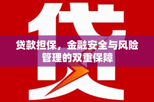聂荣贷款担保，金融安全与风险管理的双重保障