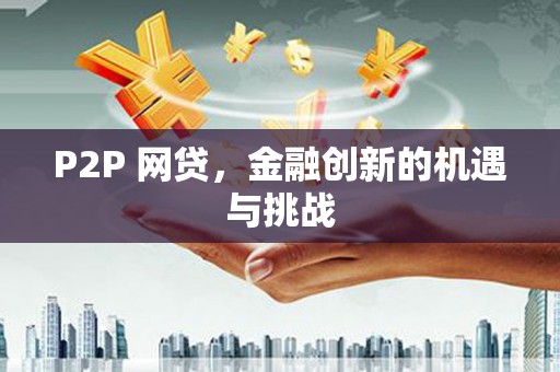聂荣P2P 网贷，金融创新的机遇与挑战