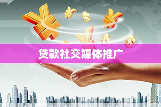 聂荣贷款社交媒体推广