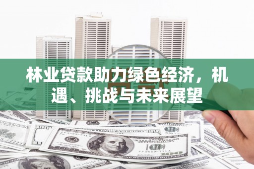 聂荣林业贷款助力绿色经济，机遇、挑战与未来展望