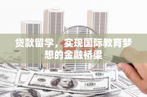 聂荣贷款留学，实现国际教育梦想的金融桥梁