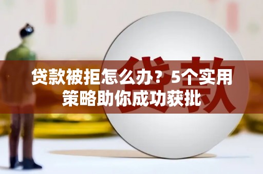 聂荣贷款被拒怎么办？5个实用策略助你成功获批