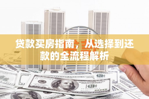 聂荣贷款买房指南，从选择到还款的全流程解析