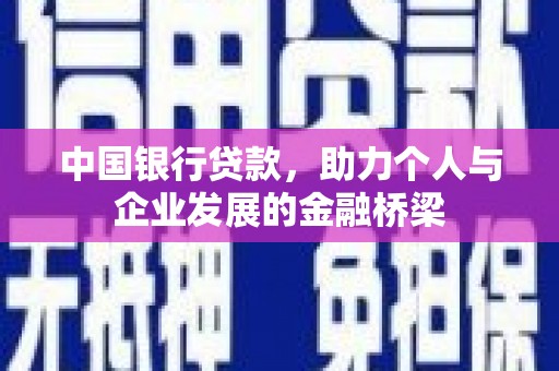 聂荣中国银行贷款，助力个人与企业发展的金融桥梁
