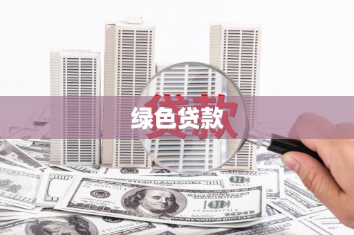 聂荣绿色贷款