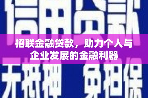 聂荣招联金融贷款，助力个人与企业发展的金融利器