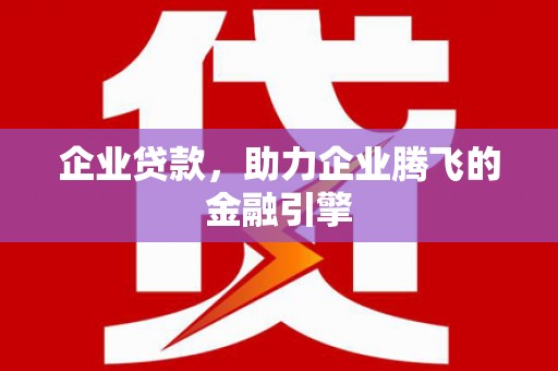 聂荣企业贷款，助力企业腾飞的金融引擎