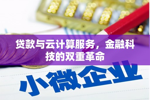 聂荣贷款与云计算服务，金融科技的双重革命