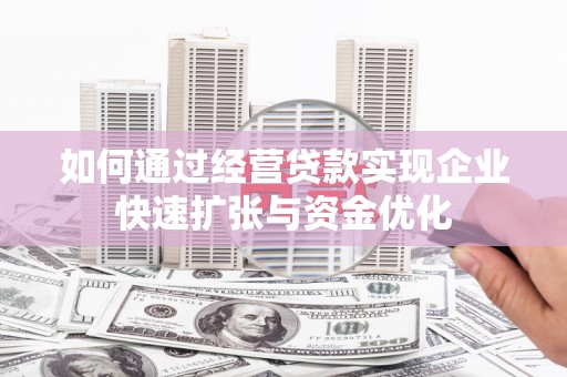 聂荣如何通过经营贷款实现企业快速扩张与资金优化