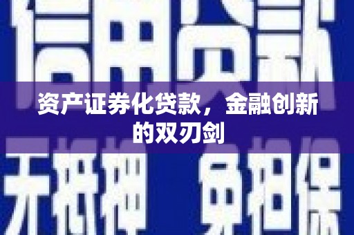 聂荣资产证券化贷款，金融创新的双刃剑