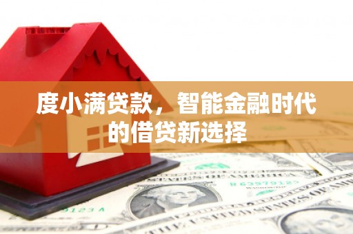聂荣度小满贷款，智能金融时代的借贷新选择