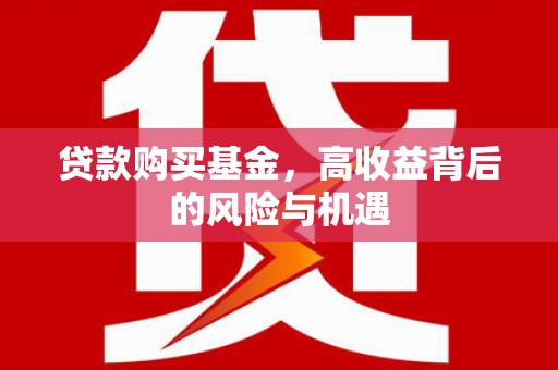 聂荣贷款购买基金，高收益背后的风险与机遇