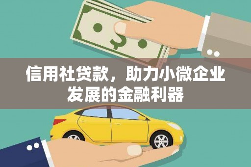 聂荣信用社贷款，助力小微企业发展的金融利器