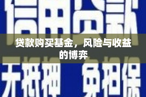 聂荣贷款购买基金，风险与收益的博弈