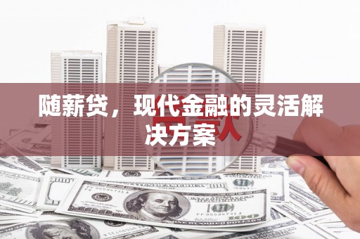 聂荣随薪贷，现代金融的灵活解决方案