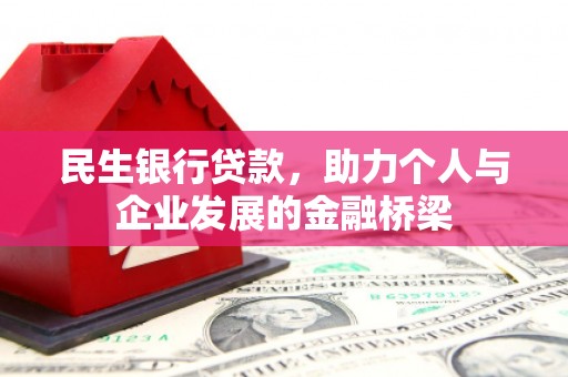 聂荣民生银行贷款，助力个人与企业发展的金融桥梁