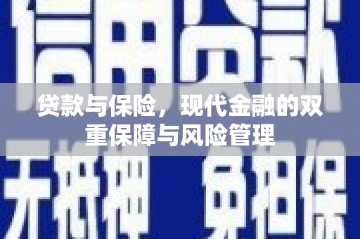 聂荣贷款与保险，现代金融的双重保障与风险管理