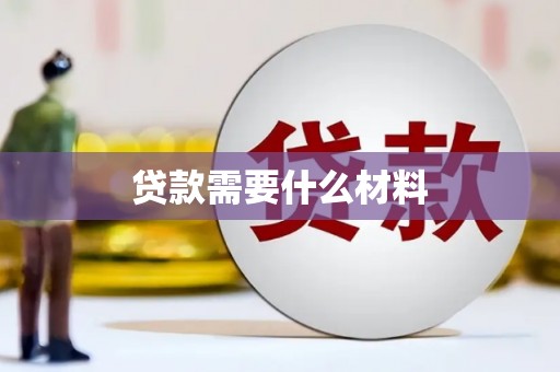聂荣贷款需要什么材料