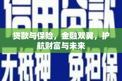 聂荣贷款与保险，金融双翼，护航财富与未来