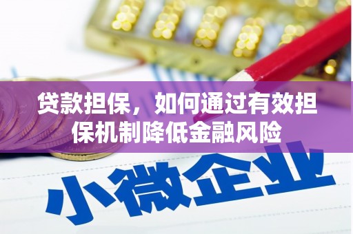 聂荣贷款担保，如何通过有效担保机制降低金融风险