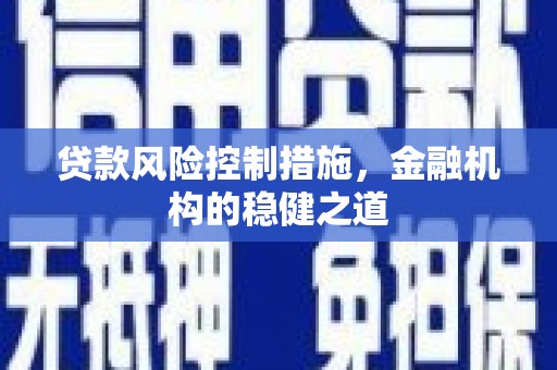 聂荣贷款风险控制措施，金融机构的稳健之道