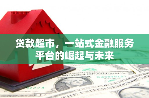 聂荣贷款超市，一站式金融服务平台的崛起与未来