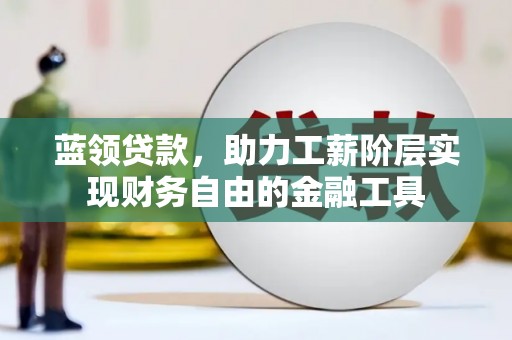 聂荣蓝领贷款，助力工薪阶层实现财务自由的金融工具