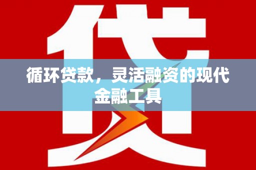 聂荣循环贷款，灵活融资的现代金融工具