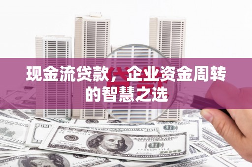 聂荣现金流贷款，企业资金周转的智慧之选