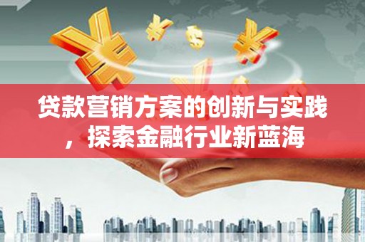 聂荣贷款营销方案的创新与实践，探索金融行业新蓝海