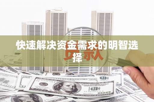 聂荣快速解决资金需求的明智选择