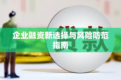 聂荣企业融资新选择与风险防范指南