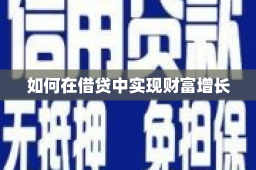 聂荣如何在借贷中实现财富增长