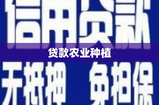 聂荣贷款农业种植